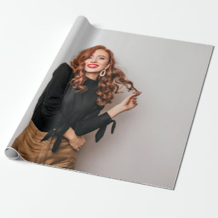Custom Photos Party Selfie Picture Photography Wrapping Paper