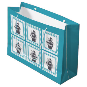 CUSTOM PHOTOS, TEXT & COLOR gift bag