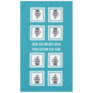 CUSTOM PHOTOS, TEXT & COLOR table cloth