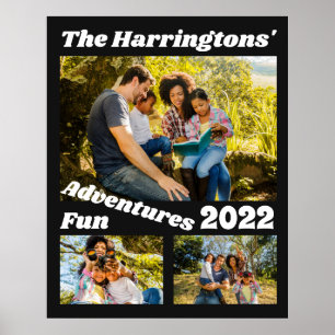 Custom Photos & Text  Poster