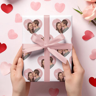 Custom Photos Valentine's Day Wrapping Paper 