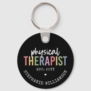 Custom Physical Therapist PT Graduation  Keychain