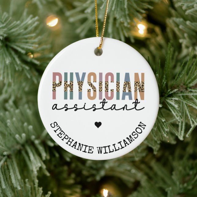 Custom Physician Assistant Physician Associate  Ceramic Ornament (Tree)