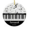 Custom Piano Keyboard Music Notes Personalized