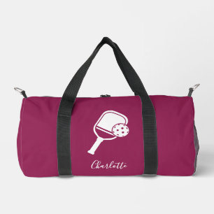 Custom Pickleball Players Swag Script Any Colour Duffle Bag