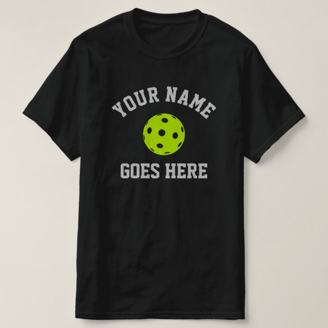 CUSTOM Pickleball T-shirt (Design Front)