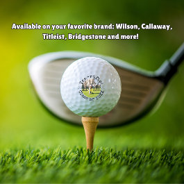 Custom picture class of 2026 senior graduate golf balls