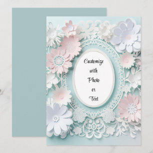 Custom Picture Holder Invitation