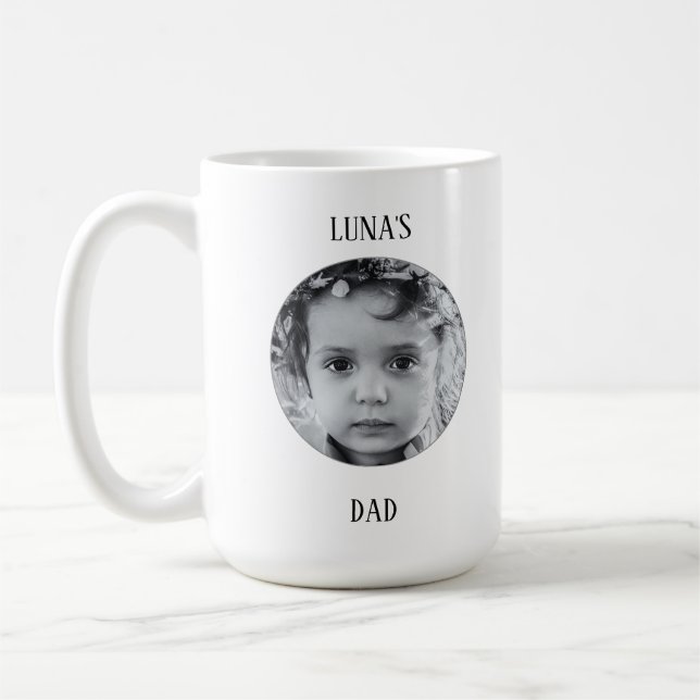 Custom Picture & Name Coffee Mug (Left)