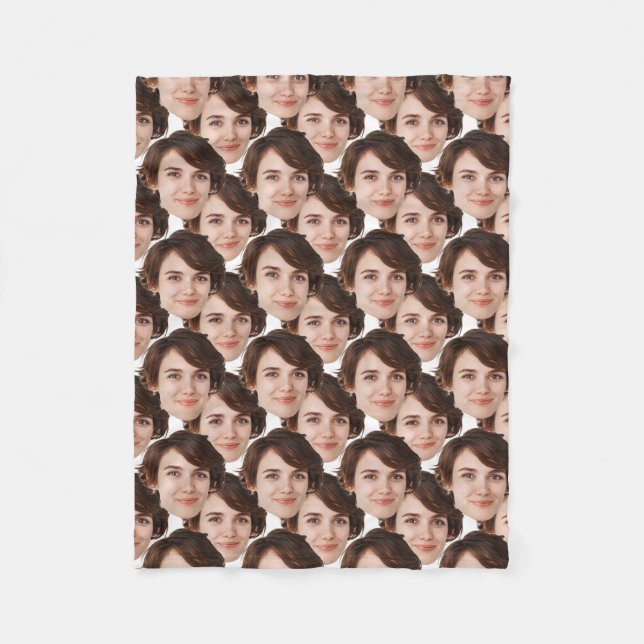 Custom Picture Print Blankets, Personalized gift Fleece Blanket (Front)