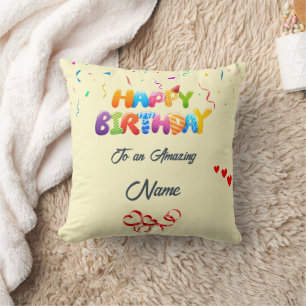 Custom Pillow Gift for Birthday Celebrations