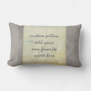 custom pillow shabby chic style add your quote