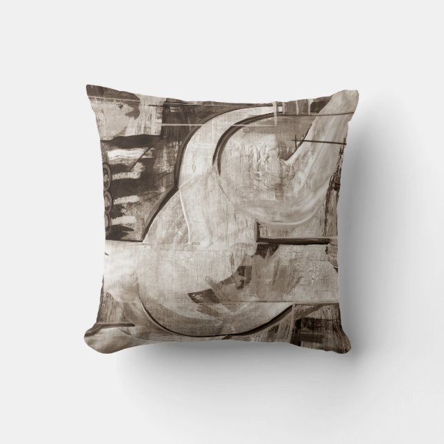Custom Pillows Original Monochrome Art (Front)