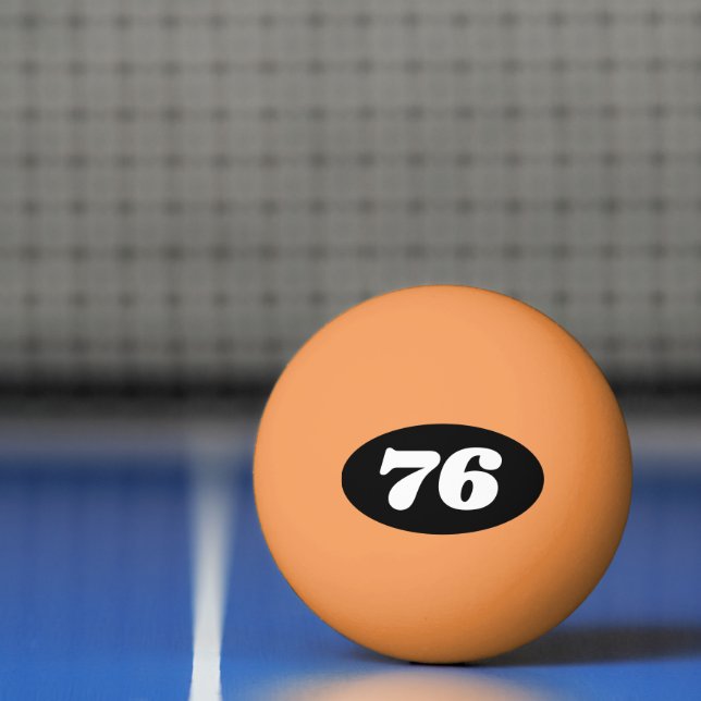 Custom ping pong balls with lucky number (Net)