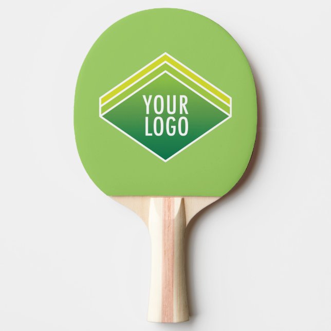Custom Ping Pong Paddle with Your Company Logo (Front)
