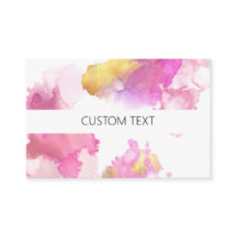 Custom Pink and Gold Watercolor 