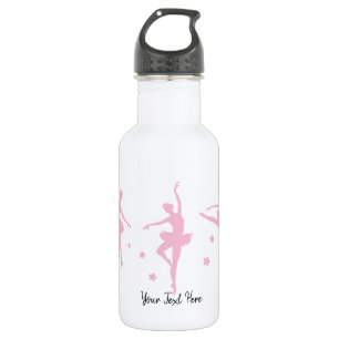 Custom Pink Ballerinas 532 Ml Water Bottle