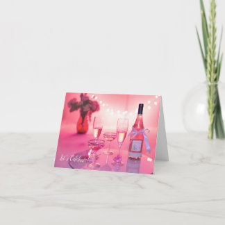 Custom Pink Celebration Invitation Card