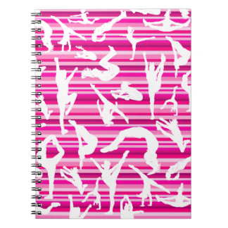Custom Pink Cheerleading Notebook