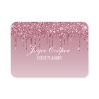 Custom Pink  Dripping Glitter
