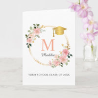 Custom Pink Girls Graduation