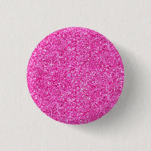 Custom Pink Glitter Look Elegant Blank Template 1 Inch Round Button