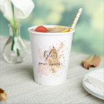 Custom Pink & Gold Sweet 16 16th Birthday Party  Paper Cups<br><div class="desc">Custom Pink & Gold Sweet 16 16th Birthday Party</div>