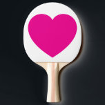 Custom Pink Heart Ping Pong Ball – Romantic Table Paddle<br><div class="desc">Serve love with every shot using this custom ping pong ball featuring a vibrant pink heart printed on a classic white surface. Whether you're playing for fun or gifting a sporty keepsake, this ball adds a playful and affectionate touch to your game. Designed for standard table tennis play, it’s perfect...</div>