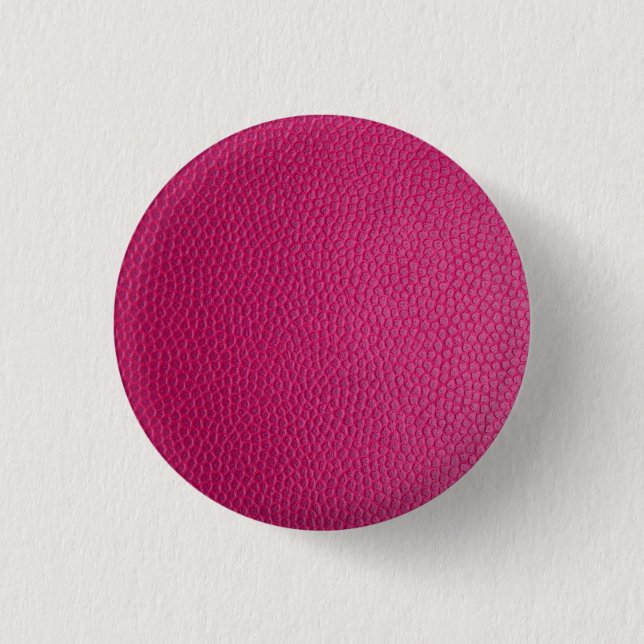 Custom Pink Leather Personalized Template 1 Inch Round Button (Front)