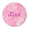 Custom Pink Ornamental Magnet