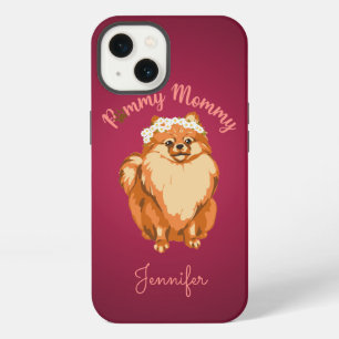 Custom Pink Pommy Mommy iPhone 13 Case