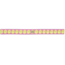 Custom Pink Softball Hair Ties