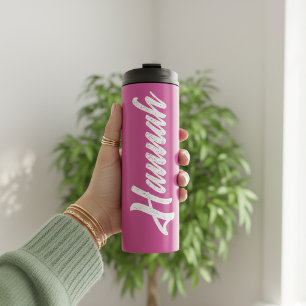 Custom Pink Tumbler for Mom, Grandma, and Friends