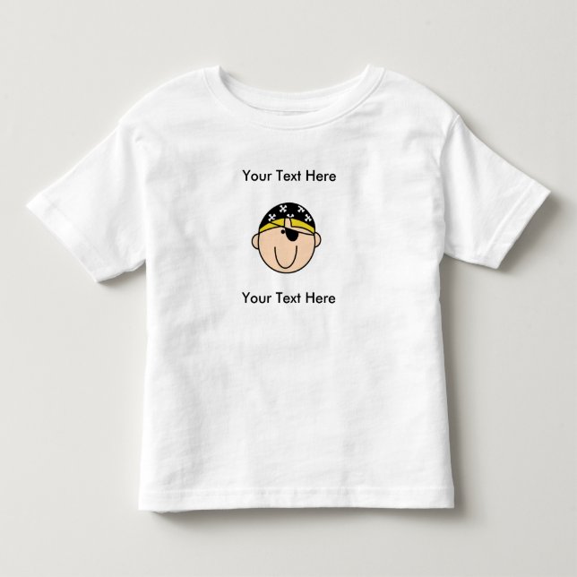 Custom Pirate Blonde T-Shirt (Front)