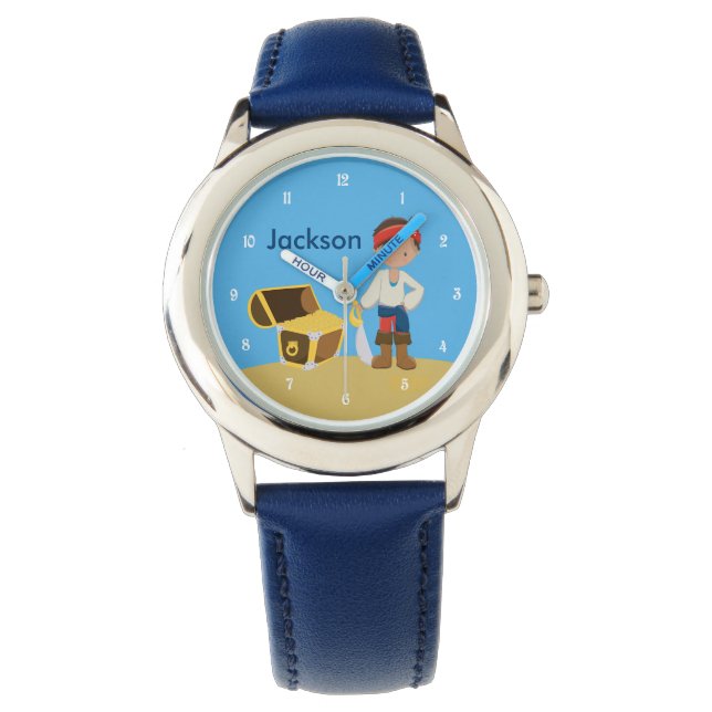 Custom Pirate Boy Watch (Front)