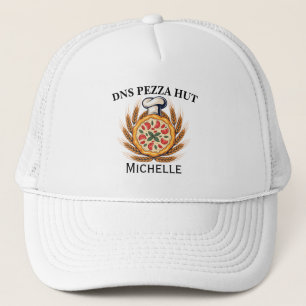 Custom Pizza Restaurant Trucker Hat Personalized