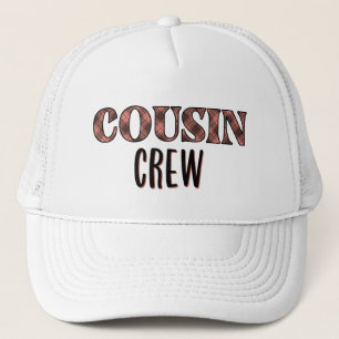 Custom Plaid Pattern Cousin Crew Cousin Squad Trucker Hat