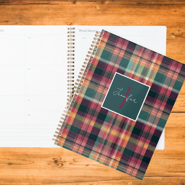 Custom Planner Gingham Pattern Style (Créateur téléchargé)
