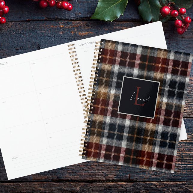 Custom Planner Gingham Pattern Style (Créateur téléchargé)