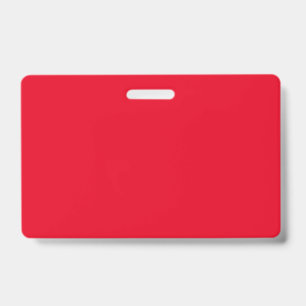 Custom Plastic Badge – Horizontal Design