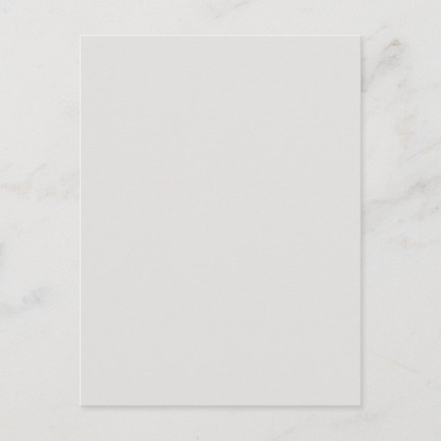 Custom Platinum White Postcard (Front)