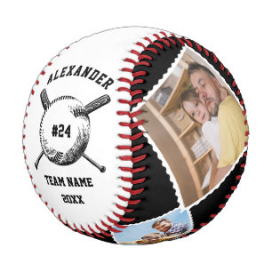 Custom Player Name, Player Number & Team Name Baseball