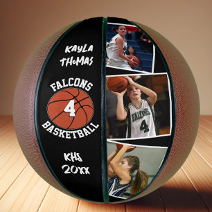 Custom Player Photos Team Name and Number Senior Basketball