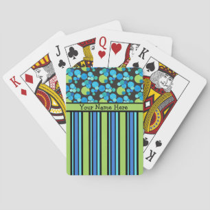 Custom Playing Cards, Blue Moons and Stripes Cards