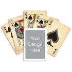 Custom Playing Cards With Vintage Style Faces