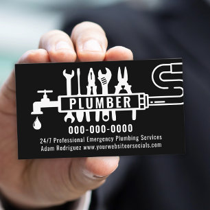 Custom Plumber Business Card