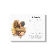 Custom Poem Print, Wedding Song Lyrics with Photo