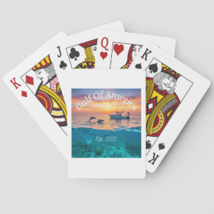 Custom poker cards- Gulf of America cards