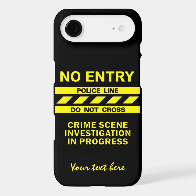 Custom Police Line custom phone cases (Back)