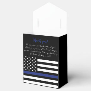 Custom Police Officer Law Enforcement Appreciation Favor Box